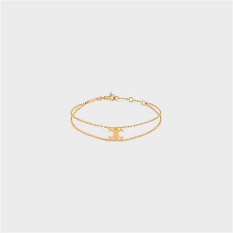 celine triomphe suspended bracelet|Celine.